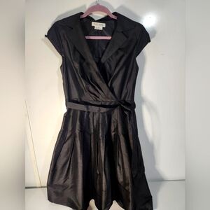 Vintage Kay Unger 100% Silk Black Dress. Size 10